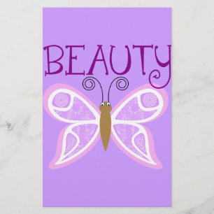 Butterfly Beauty Scrapbook Paper Briefpapier