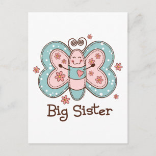 Butterfly Big Sister Briefkaart