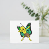 Butterfly bij Hip Hop Dance Dab Briefkaart (Staand voorkant)
