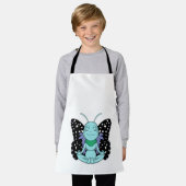 Butterfly bij Yoga Stretching Legs Schort (Gedragen)