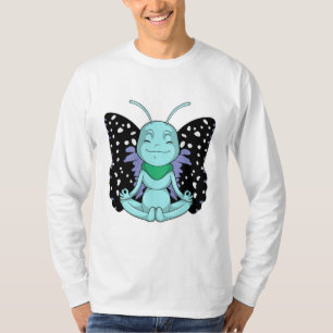 Butterfly bij Yoga Stretching Legs T-shirt