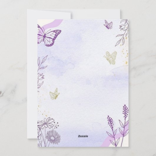 Butterfly Birthday Invitation (Dos)