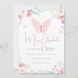 Butterfly Birthday Kaart