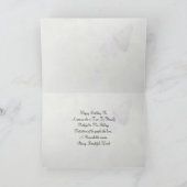 Butterfly Birthday Kaart - Golfvriendin (Binnen)