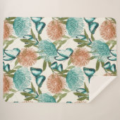 Butterfly Blanket Sherpa Deken (Voorkant (horizontaal))