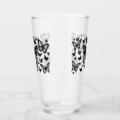 Butterfly Blessing in het zwart Glas (Links)