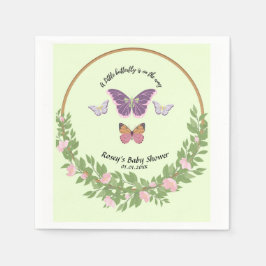 Butterfly Bliss: Baby shower servet