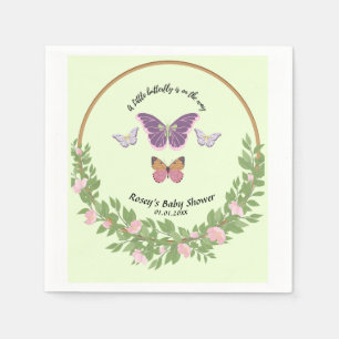 Butterfly Bliss: Baby shower servet