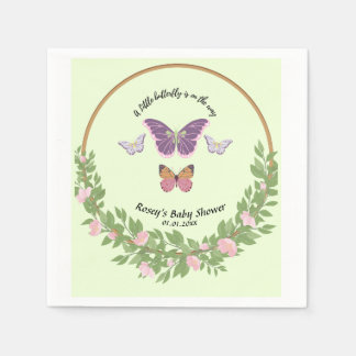 Butterfly Bliss: Baby shower servet