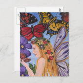 Butterfly Bliss Briefkaart (Voorkant / Achterkant)