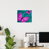 Butterfly Bliss Poster (Thuiskantoor)