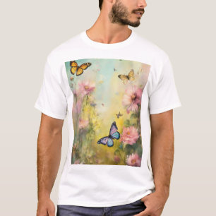 Butterfly Bliss : T-shirt de l'harmonie de la natu