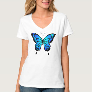 Butterfly Blue Insect Illustratie-20284 T-shirt