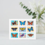 Butterfly Bonanza Briefkaart (Staand voorkant)