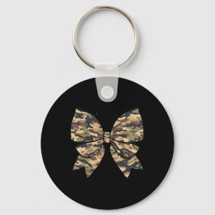 Butterfly Bow Girls Vrouwen Camo Coquette Bow Duck Sleutelhanger