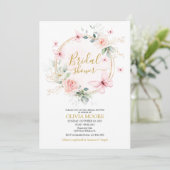 Butterfly Bridal Shower uitnodiging (Staand voorkant)