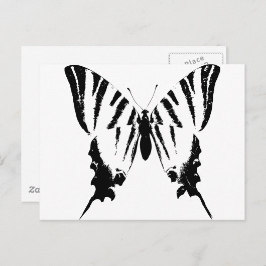Butterfly Briefkaart (Voorkant / Achterkant)