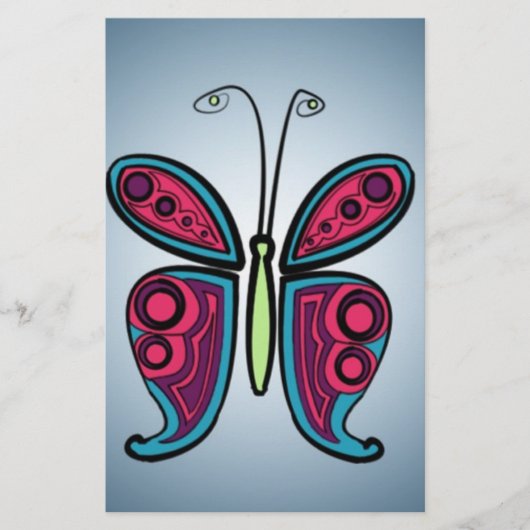 Butterfly Briefpapier (Voorkant)