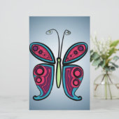 Butterfly Briefpapier (Staand voorkant)
