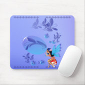 Butterfly Bubbles Mousepad Muismat (Met muis)