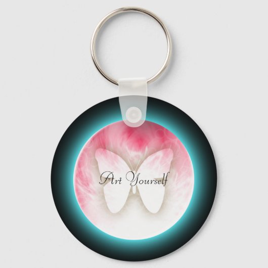 Butterfly Bubbles Sleutelhanger (Voorkant)