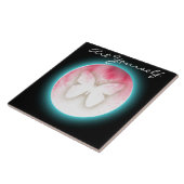 Butterfly Bubbles Tegeltje (Zijkant)