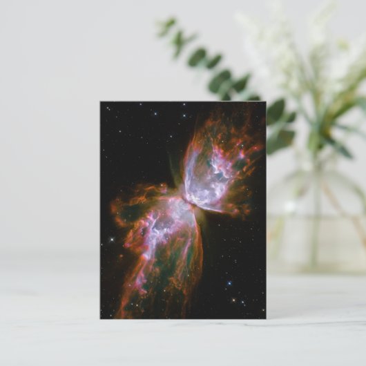 Butterfly / Bug Nebula (Hubble Telescope) Briefkaart (Staand voorkant)