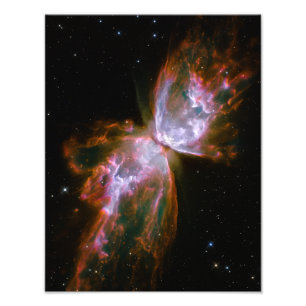 Butterfly / Bug Nebula (Hubble Telescope) Foto Afdruk