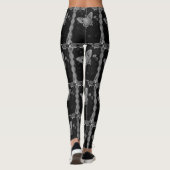 Butterfly Butt Boho  Lace Black and White Leggings (Achterkant)