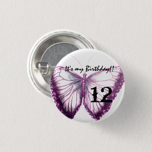Butterfly Button aanpassen Het is mijn verjaardag