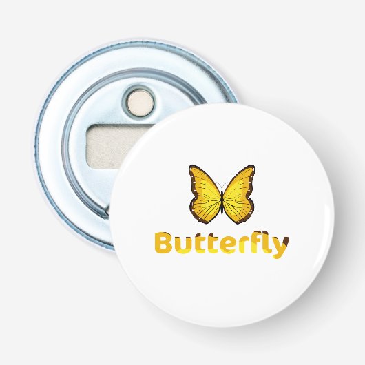 Butterfly Button Flesopener (Voorkant)