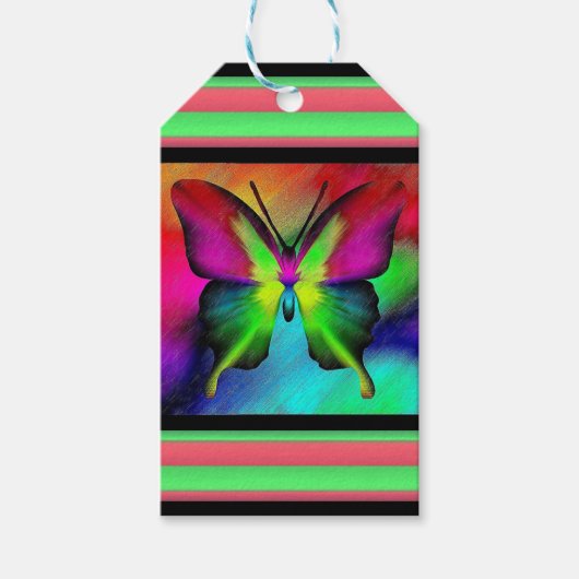 Butterfly Cadeaulabel (Voorkant)