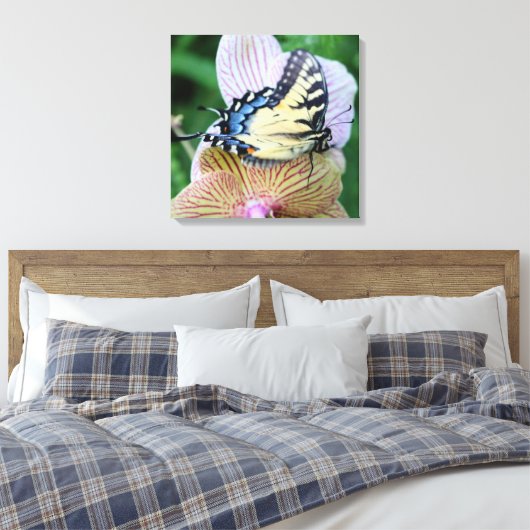 Butterfly Canvas Afdruk (Insitu (Slaapkamer))