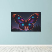 Butterfly Canvas Afdruk (Insitu (Houten vloer))