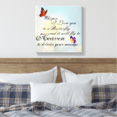 Butterfly Canvas Afdruk (Insitu (Slaapkamer))