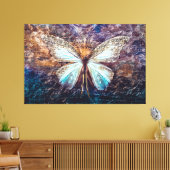 Butterfly Canvas Afdruk (Insitu (Woonkamer))