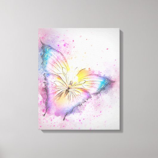 Butterfly Canvas Afdruk (Voorkant)