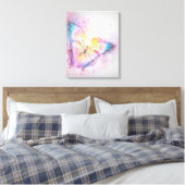 Butterfly Canvas Afdruk (Insitu (Slaapkamer))