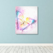 Butterfly Canvas Afdruk (Insitu (Houten vloer))