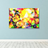 Butterfly Canvas Afdruk (Insitu (Houten vloer))