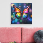 Butterfly Canvas Afdruk (Insitu (Woonkamer))