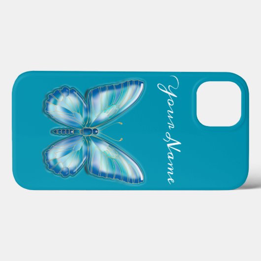Butterfly Case-Mate iPhone Case (Achterkant (horizontaal))