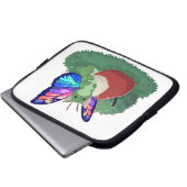 butterfly cat laptop sleeve (Voorkant onderkant)