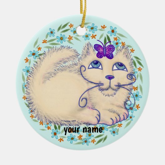 Butterfly Cat Ornament (Voorkant)