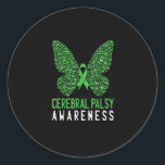 Butterfly Cerebral Palsy Awareness Green Ribbon<br><div class="desc">Butterfly Cerebral Palsy Awareness Green Ribbon</div>