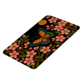 Butterfly Cherry Blossom Moon Magneet (Linkerzijde)