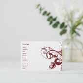 Butterfly - Chubby Visitekaartje (Staand voorkant)