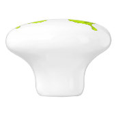 Butterfly Collage Atomic Green Keramische Knop (Zijkant)