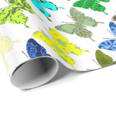 Butterfly Collage Cadeaupapier (Rol Hoek)