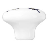 Butterfly Collage Celestial Sun Keramische Knop (Zijkant)